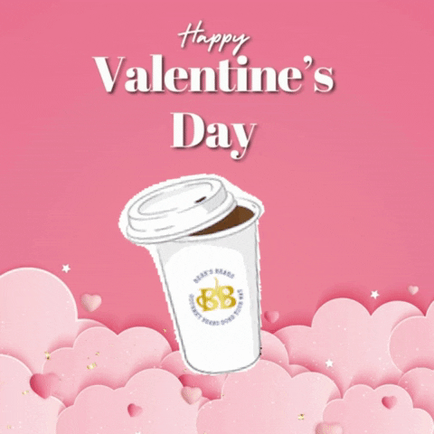 Luv You Valentines Day GIF by Berk's Beans Coffee