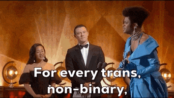 Non Binary This Is For You GIF by Tony Awards