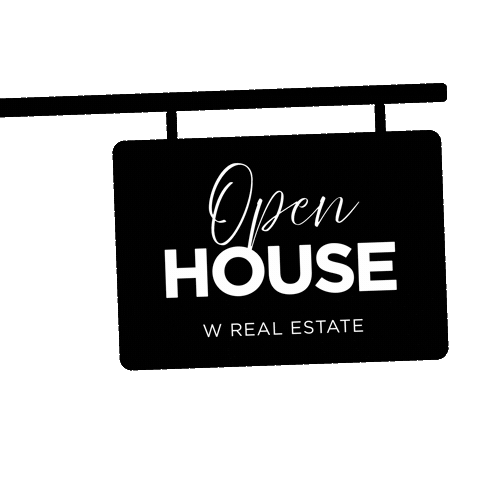 Open House Wre Sticker by W REAL ESTATE