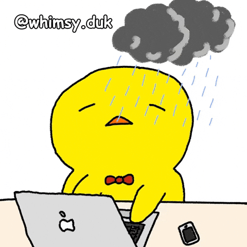Sad Work GIF