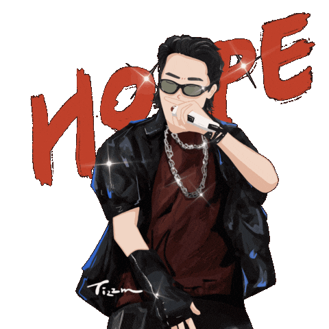 Sope Btssuga Sticker by Tizzm