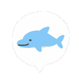 Dolphin Sticker by AOIRUKA