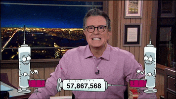 Joe Biden Vaccine GIF by The Late Show With Stephen Colbert
