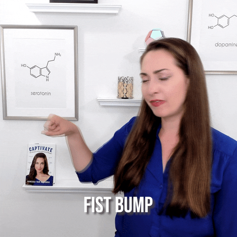 Youtube Fist Bump GIF by Vanessa Van Edwards