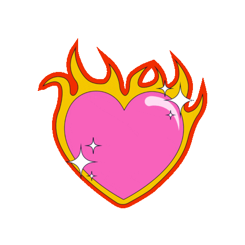 Flaming In Love Sticker by Planters