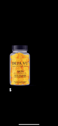 Dejavugummies skincare skin gummies naturalproducts GIF