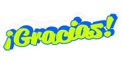 Thanks Gracias Sticker by Fancy Dots