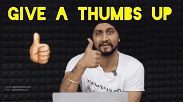 Thumbs Up GIF by Digital Pratik