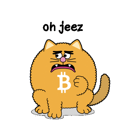 Bitcoin Panic Sticker by herecomesbitcoin