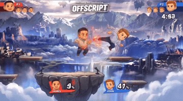 Smash Bros Business Casual GIF by Off Script by LKTC