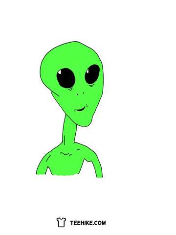 teehike alien aliens ufo GIF