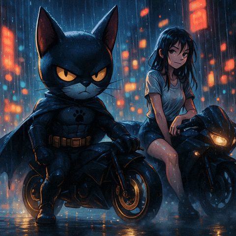 Cat Batman GIF by CATBAT