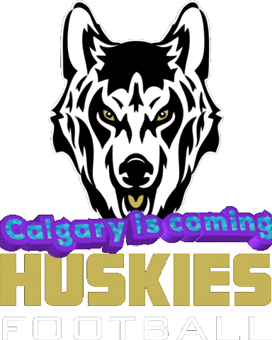 Calgary Is Coming Sticker by Edmonton Huskies