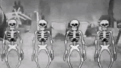 Spooky skeletons