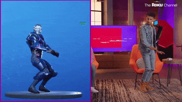 Video Game Dancing GIF by The Roku Channel