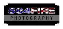 564 Fire Photography Sticker