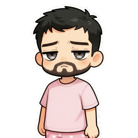 Sleepy Boy Sticker
