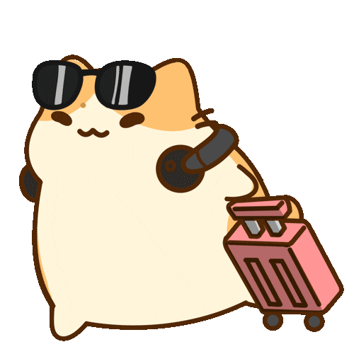 Travel Vacation Sticker by Bichi Mao