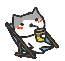 Lemon Tea Cat Sticker by yomoyeah