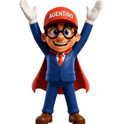 Agentino Sticker by Casaspetti.it