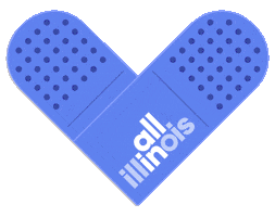 All In Heart Sticker by @allinillinois