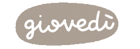 Giovedi Giorni Sticker
