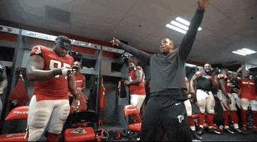 Celebrate Head Coach GIF by Atlanta Falcons
