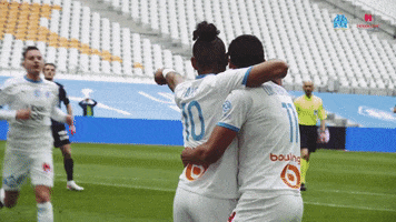 Celebration Goal GIF by Olympique de Marseille
