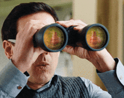 Pet Food Binoculars GIF by Just Russel