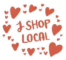 I Shop Local Sticker by RobinRetail
