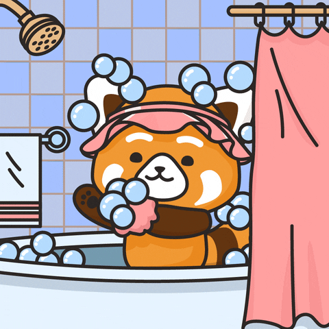 Red Panda Bubble GIF by PlayDappTown