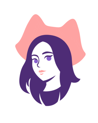 Girl Sticker