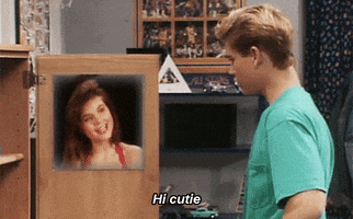 Saved By The Bell Flirt GIF