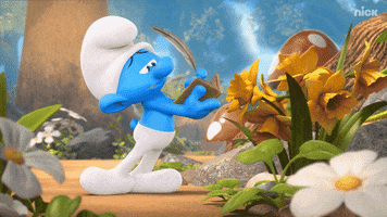 Flowers Smelling GIF by Nickelodeon