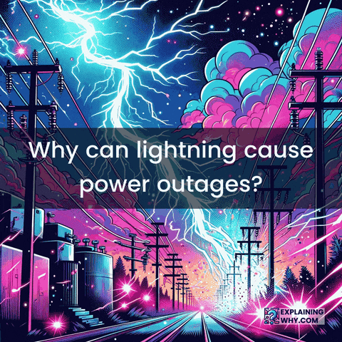Lightning Strikes Power Outages GIF by ExplainingWhy.com