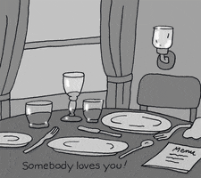 Dinner Party Love GIF by Chippy the Dog
