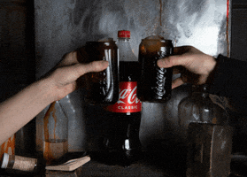 Coca-Cola Cheers GIF by Hell Pizza