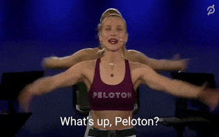 Whats Up Fitness GIF by Peloton