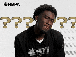 Confused Think About It GIF by NBPA