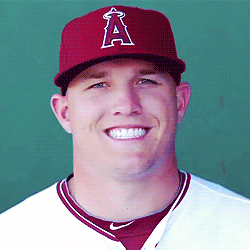 mike trout meteor GIF