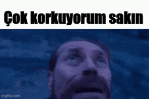 Çok Korkuyorum GIF