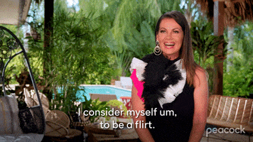 Real Housewives Flirt GIF by PeacockTV