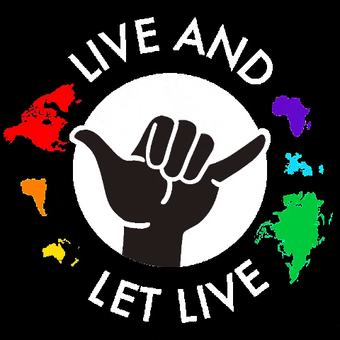 World Peace Love GIF by Live and Let Live Movement