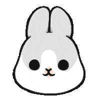 Rabbit Machiko Sticker by YUKIJI