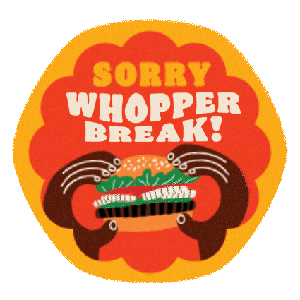 Whopper Sticker by Burger King Singapore