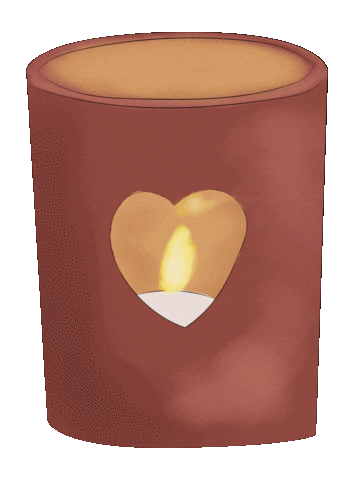 Christmas Candle Sticker