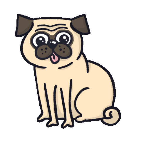 Puppy Love Dog Sticker by mydoodlesateme