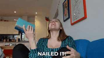 Hell Yeah Success GIF by HannahWitton