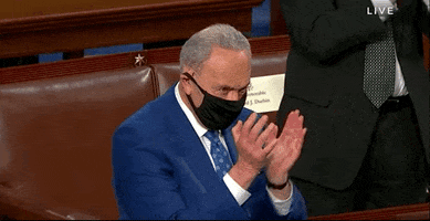 Chuck Schumer Applause GIF by GIPHY News