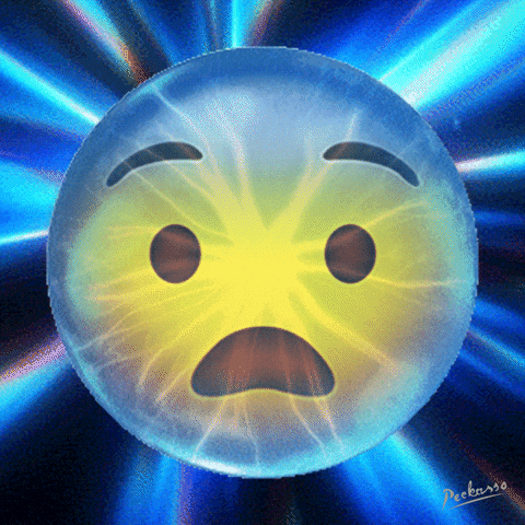 Shocked Emoji GIF by PEEKASSO